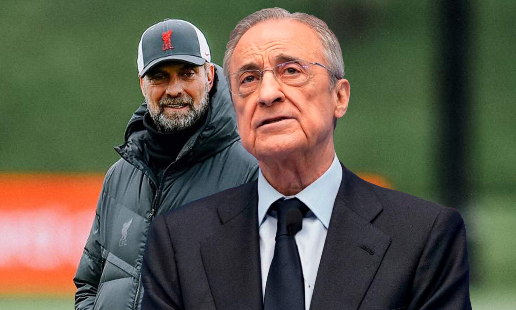 Florentino Pérez y Jürgen Klopp. 