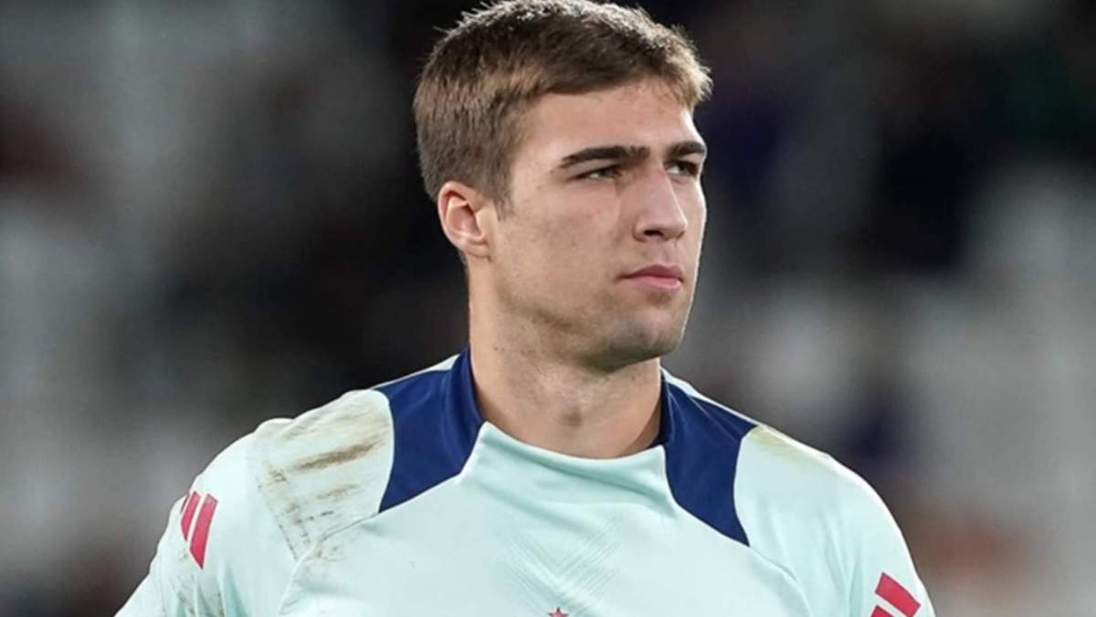 Fran González con la selección de España. Fran González con la selección de España.