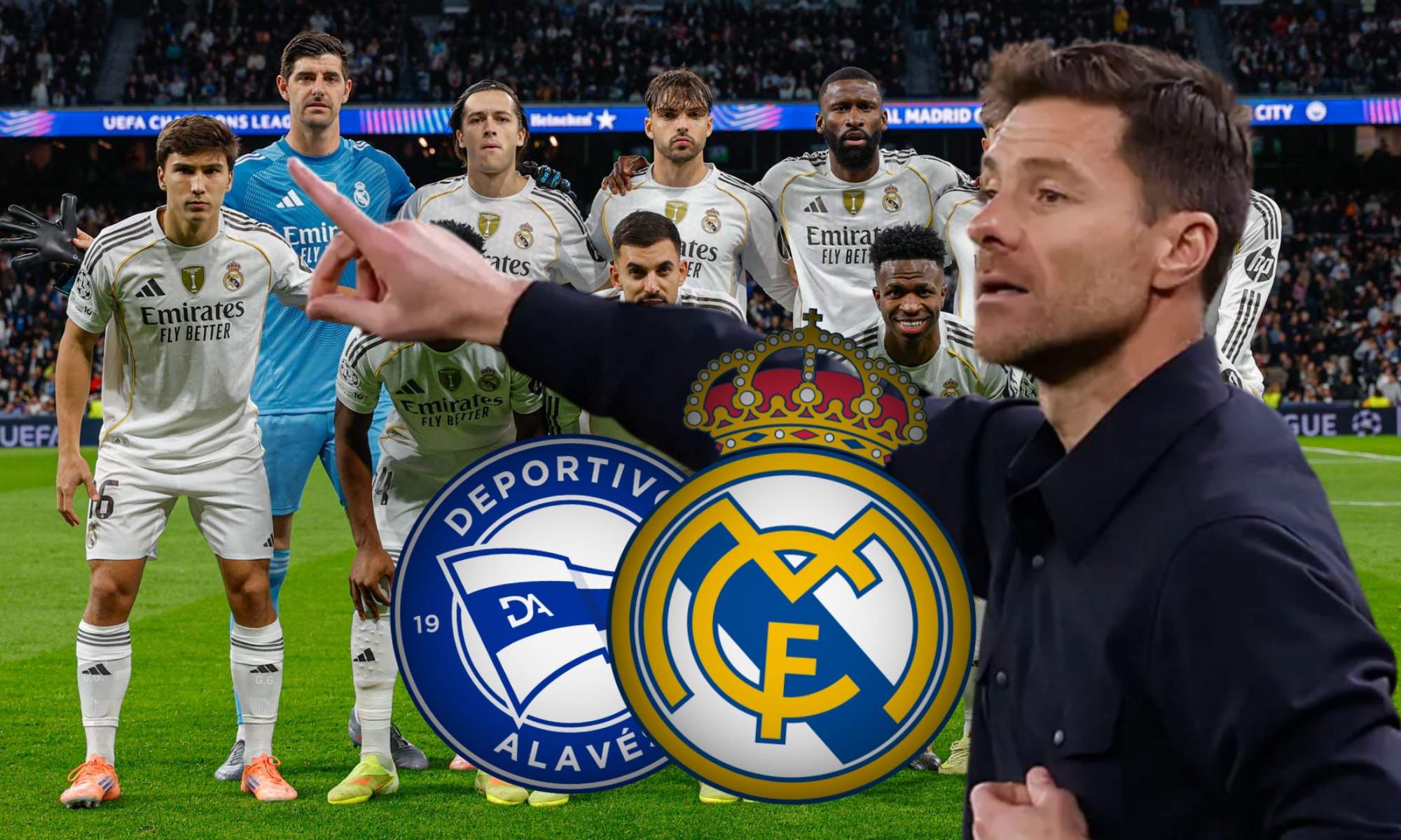 Xabi Alonso apuesta por tres cambios, con el regreso de Kylian Mbappé en primer término, para disputar la jornada 16 de Liga en Vitoria frente al Alavés.