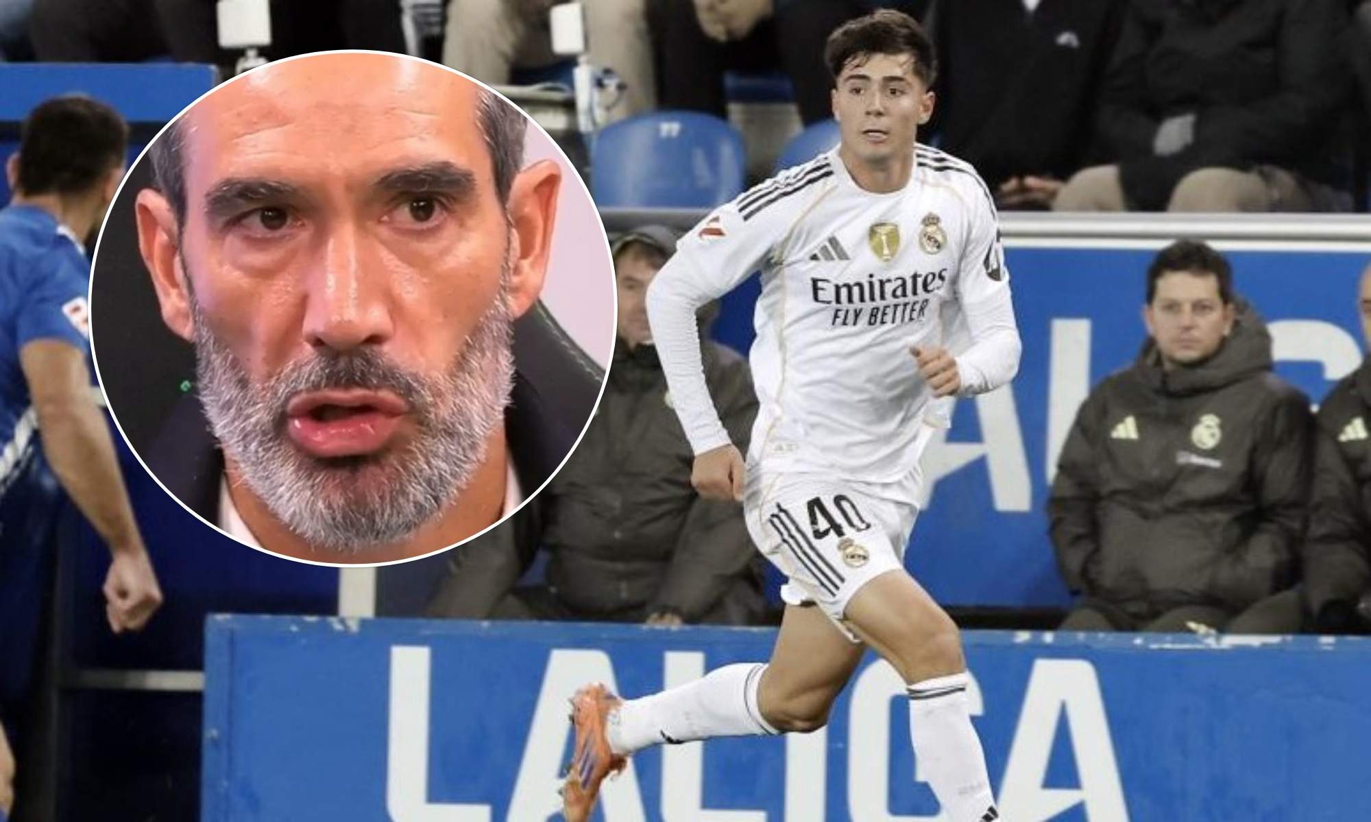 Fernando Sanz se deshace en elogios hacia Valdepeñas: "Comparado con Vinicius..."