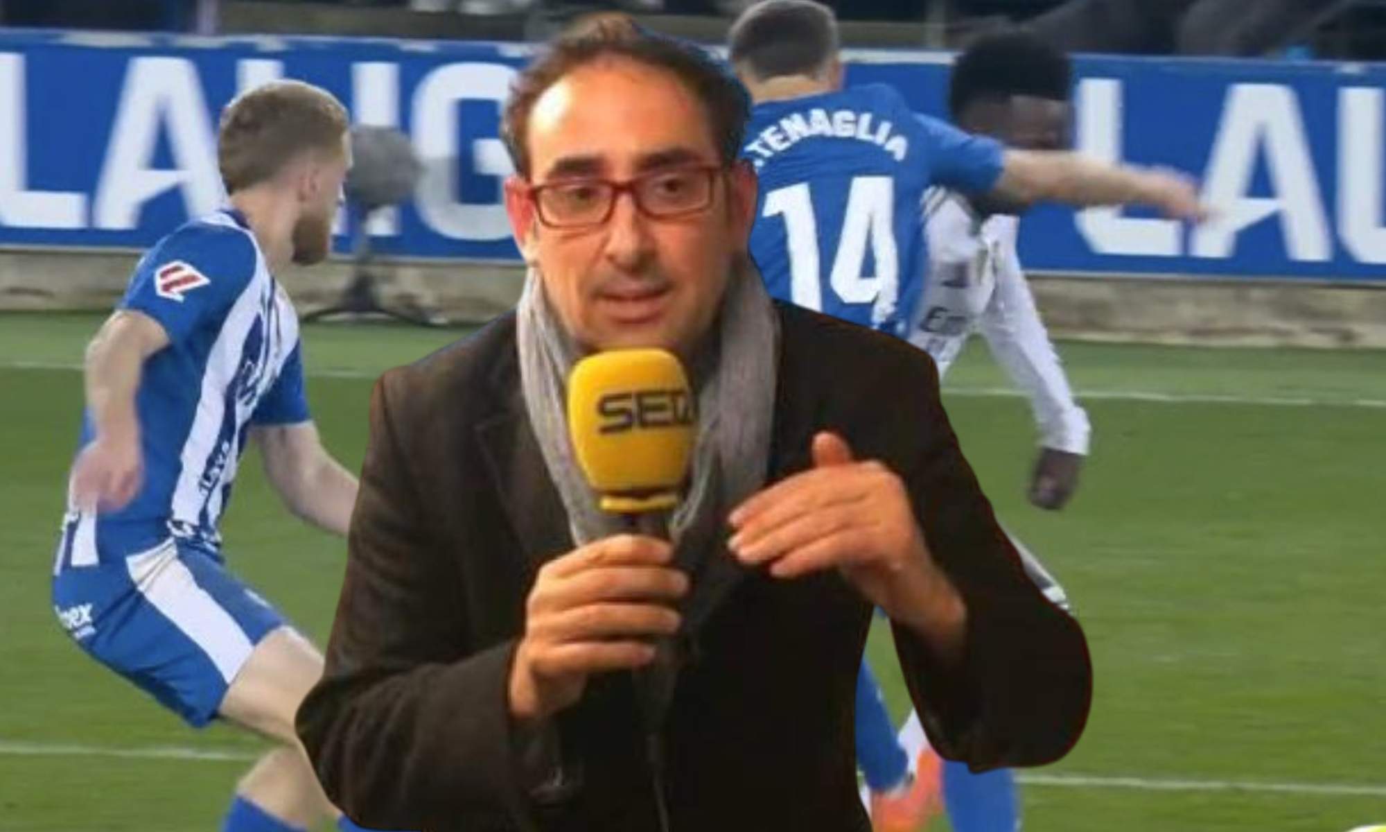 Iturralde González dio su opinión sobre el posible penalti a Vinicius Junior