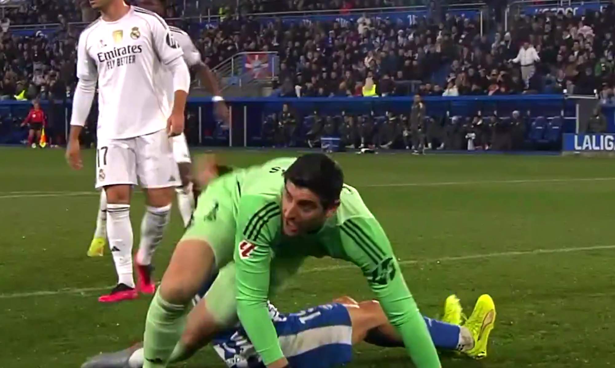 Intento de agresión a Courtois