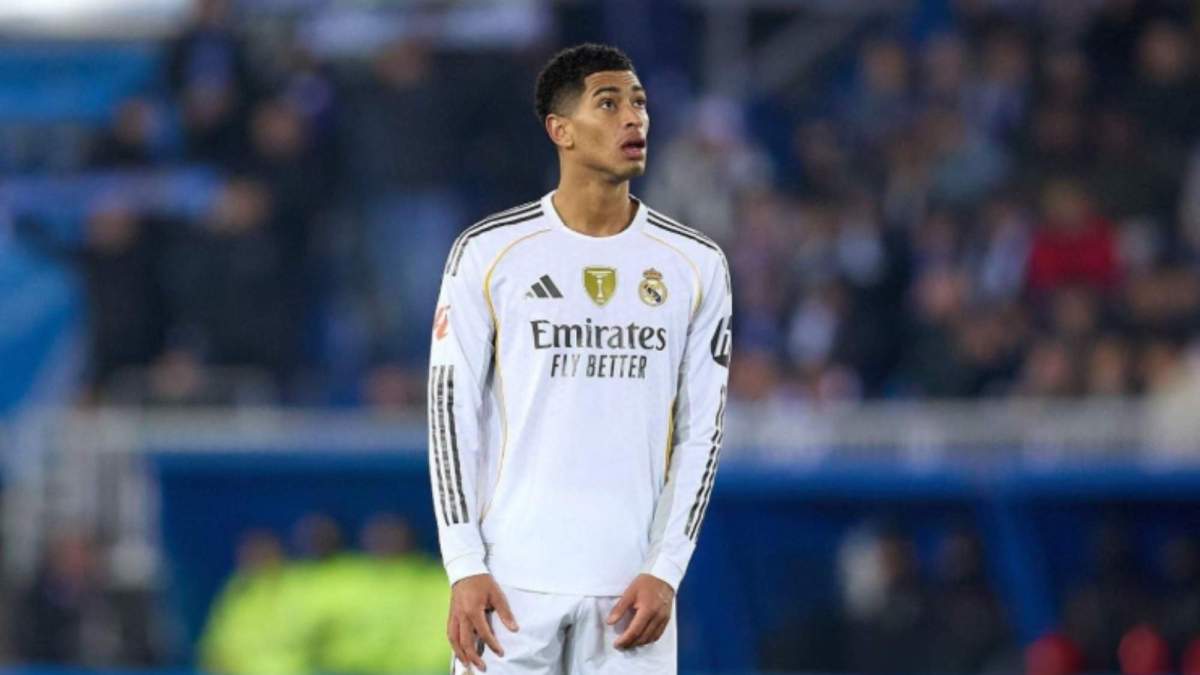 Bellingham en el partido contra el Alavés