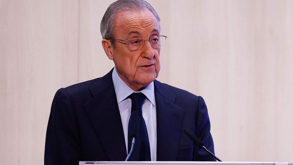 Florentino Pérez dando un discurso. Florentino Pérez dando un discurso.