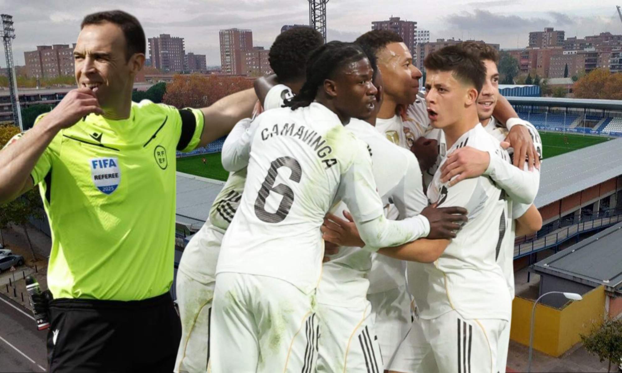 El CTA se ríe del Real Madrid con el árbitro que ha puesto para Talavera