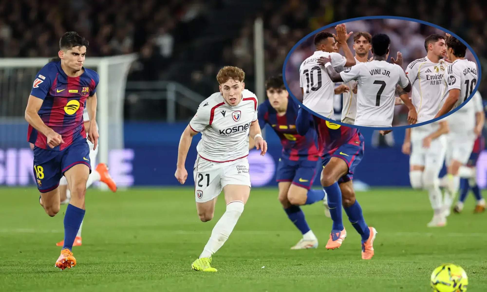 El encuentro del Barça contra Osasuna ha sido denunciado por la Liga por 'culpa' del Real Madrid.