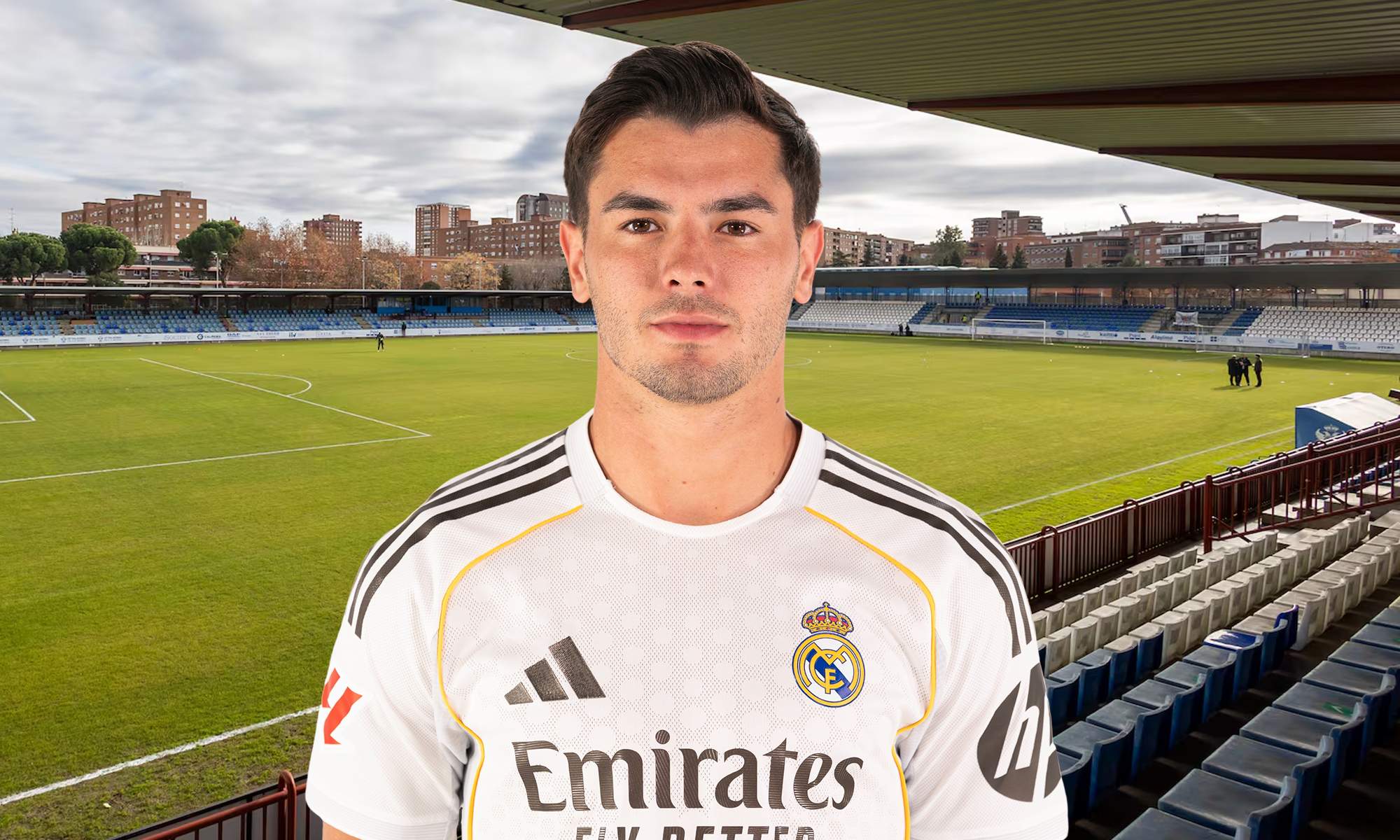 Brahim Díaz y el estadio el Talavera.