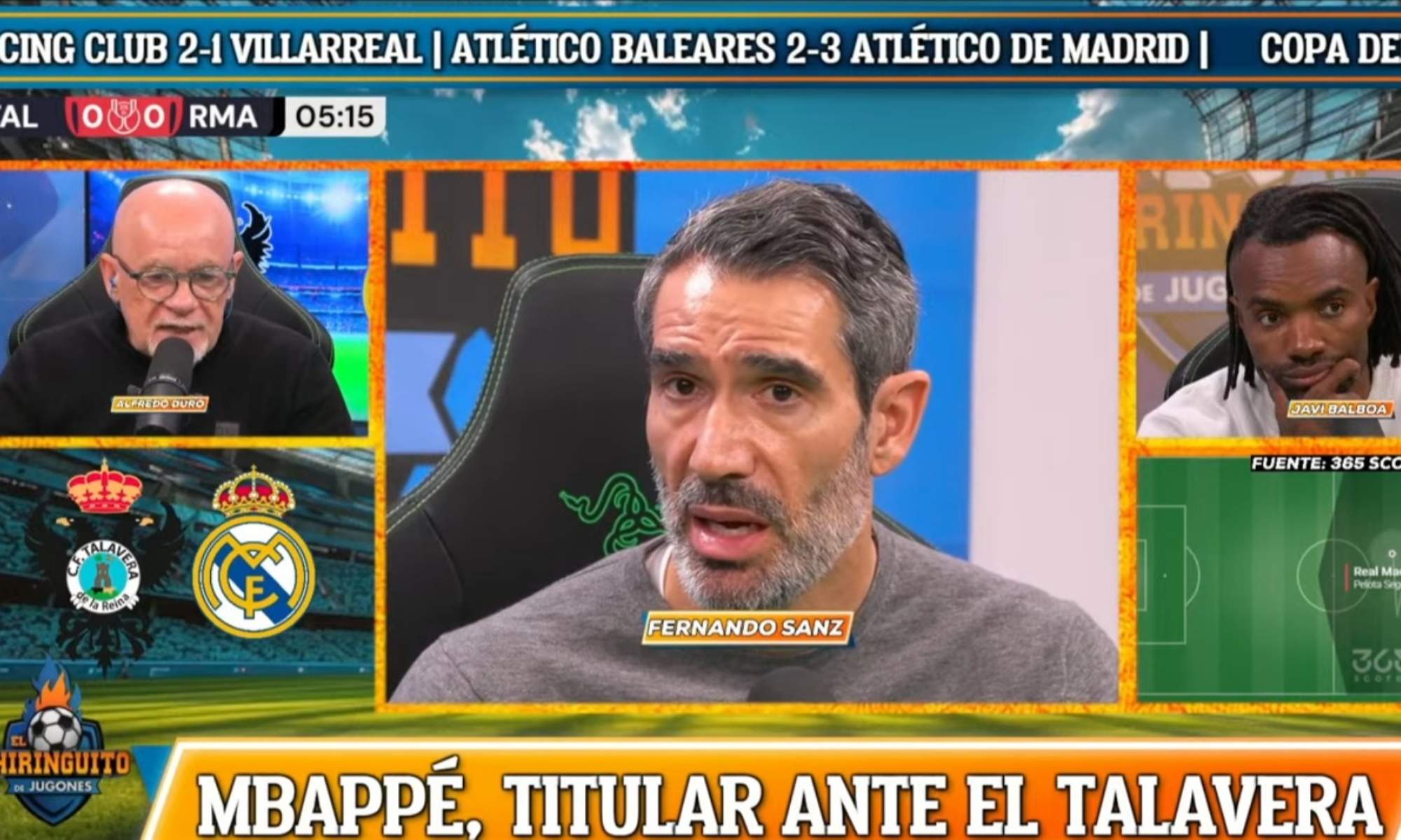 Alfredo Duro, a gritos por el penalti en el Talavera - Real Madrid: "Que se vayan..."