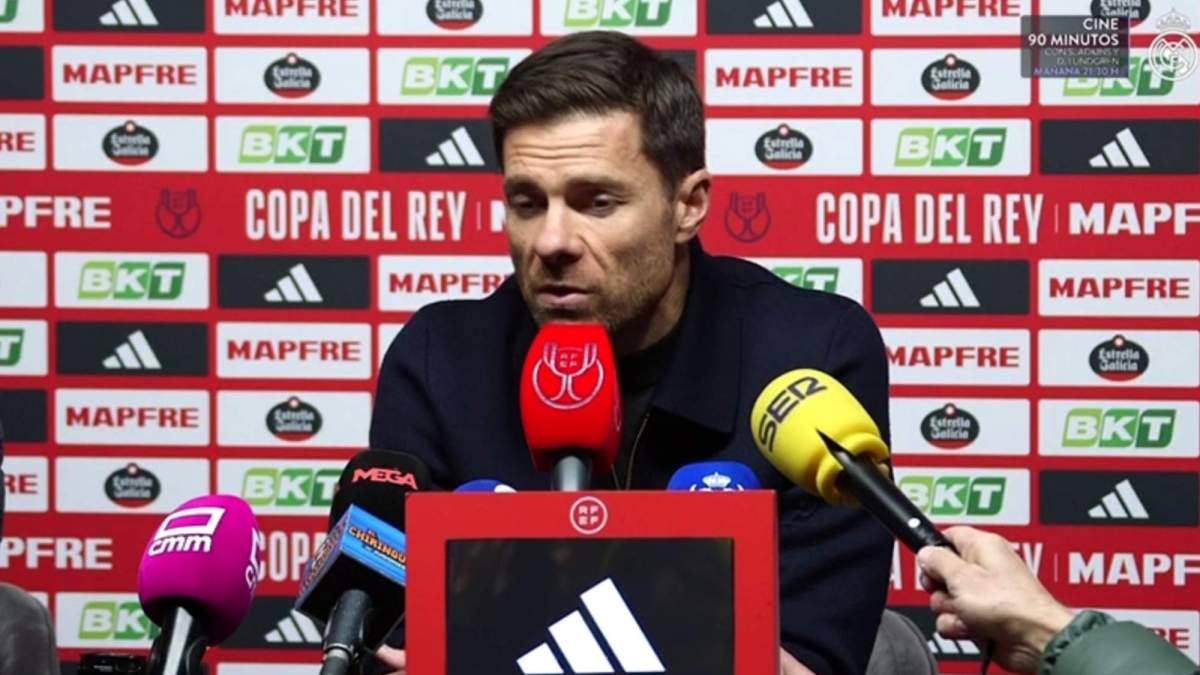 Xabi Alonso en rueda de prensa Xabi Alonso en rueda de prensa