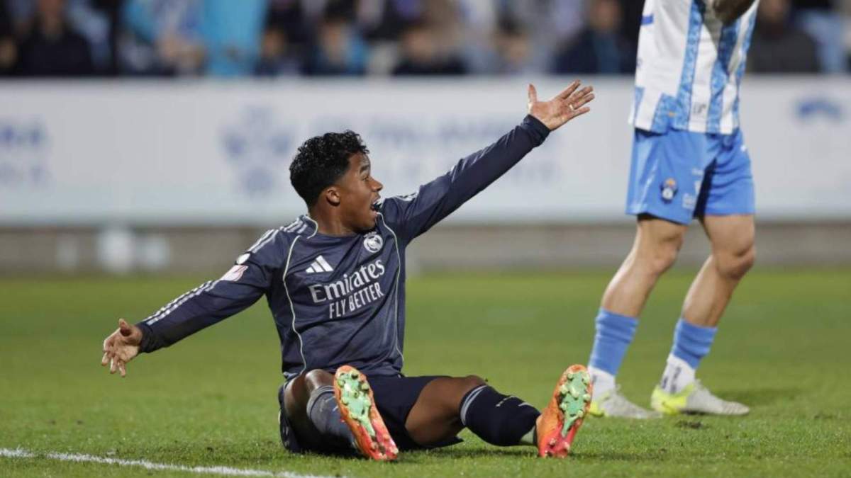 Endrick Felipe, en el partido de este miércoles ante el Talavera.