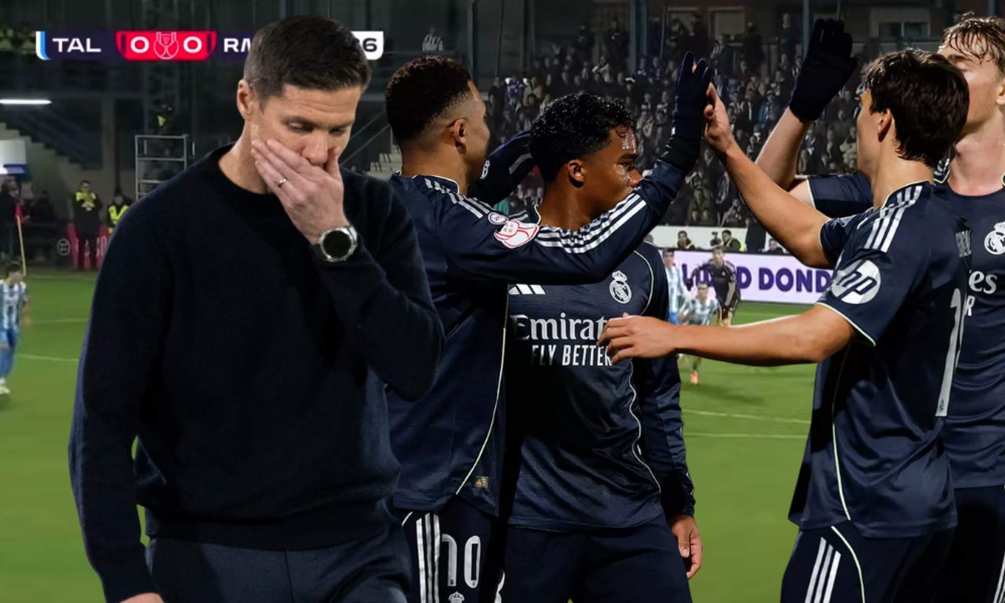 Xabi Alonso dio las gracias a este jugador por su partido ante el Talavera