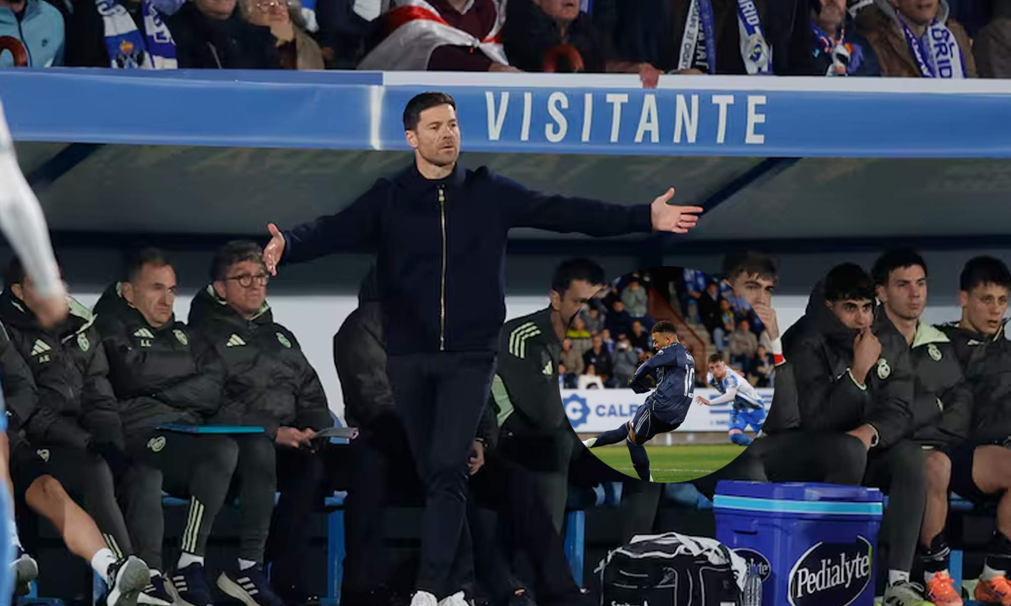 Xabi Alonso en el banquillo de Talavera