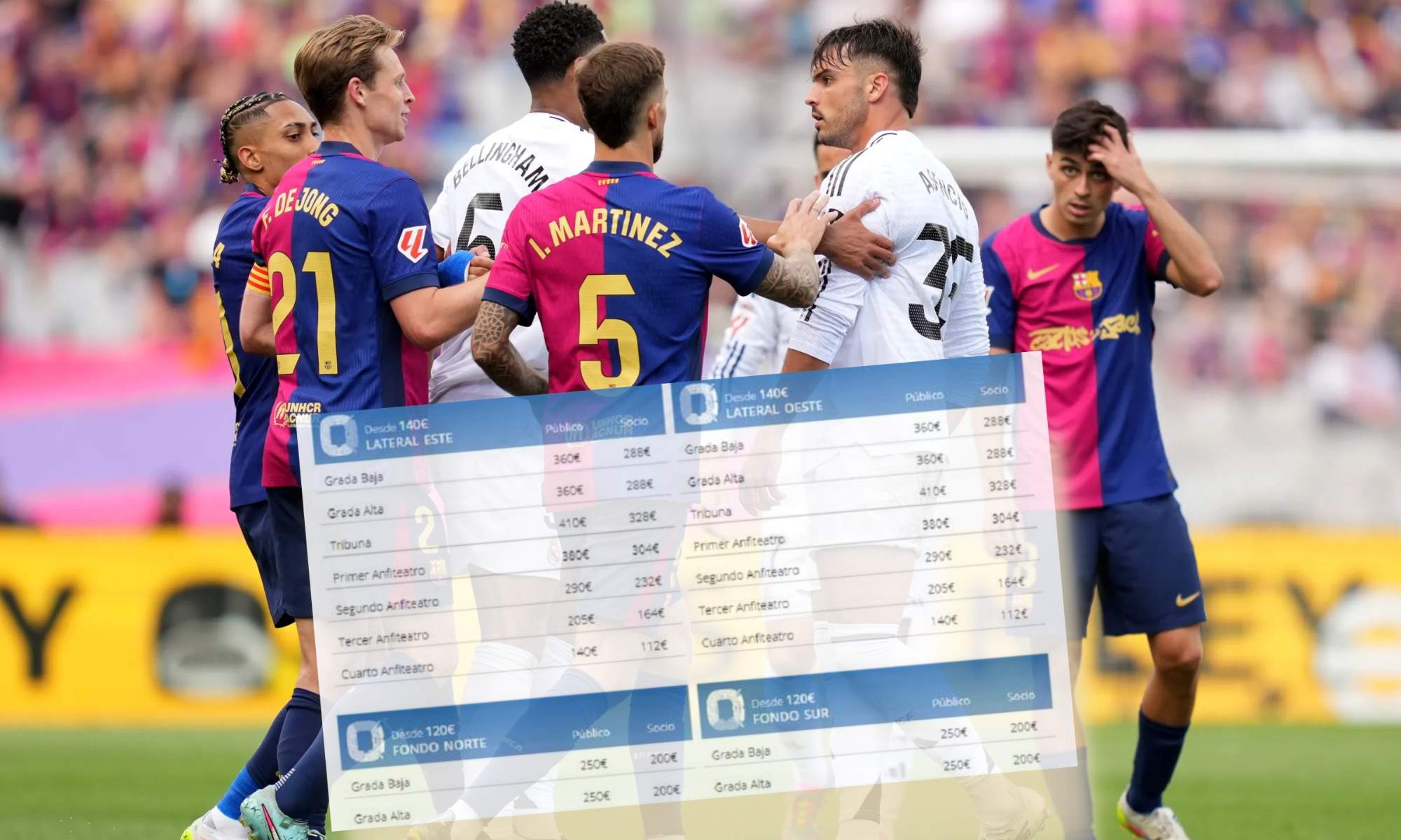 El Barça quiere hacer el agosto con el Clásico ante el Real Madrid del próximo mayo de 2026.