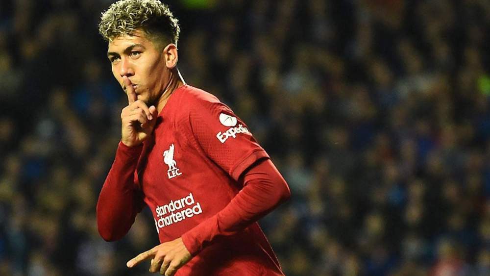 Roberto Firmino, celebrando un gol durante su etapa en el Liverpool. Roberto Firmino, celebrando un gol durante su etapa en el Liverpool.