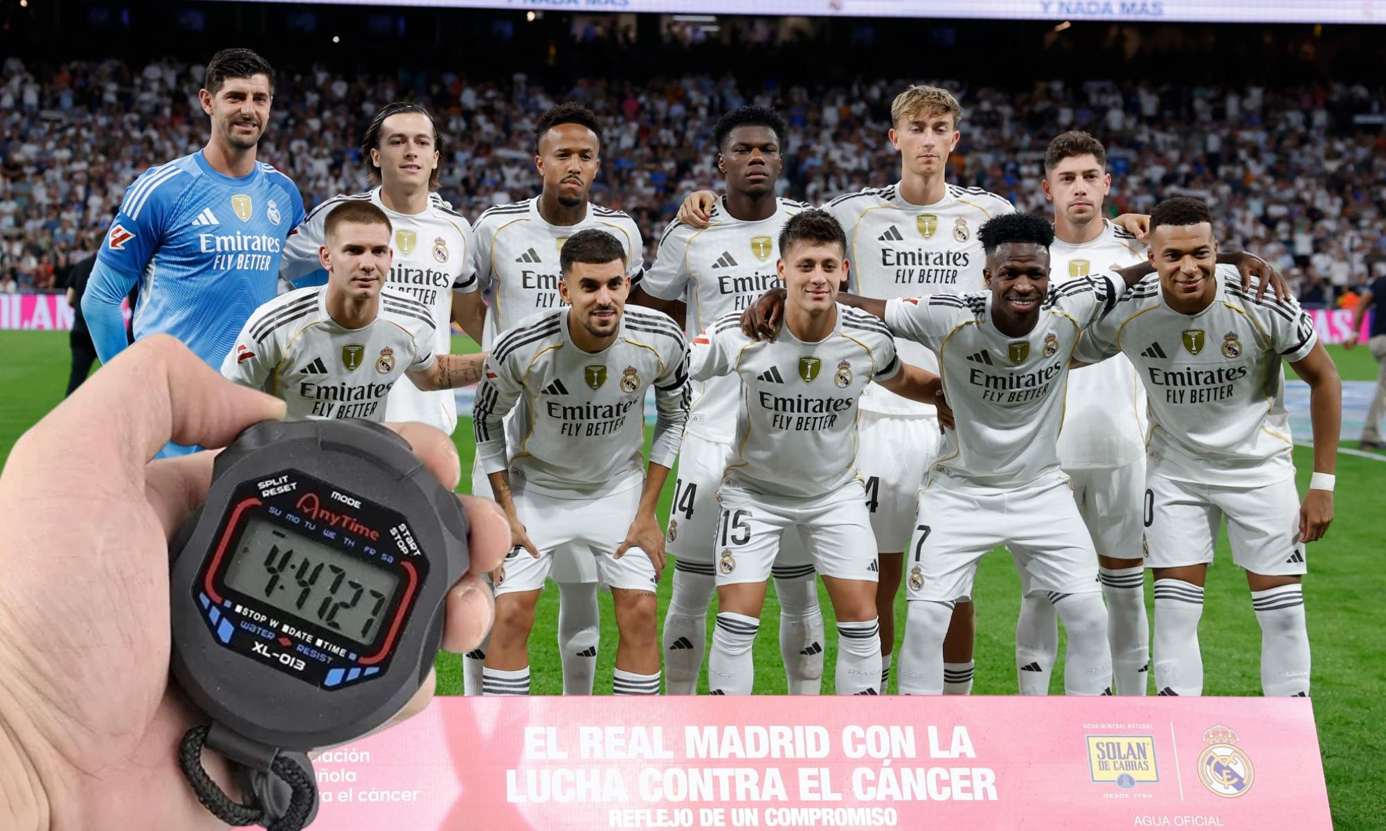 Minutos de los jugadores del Real Madrid en Liga