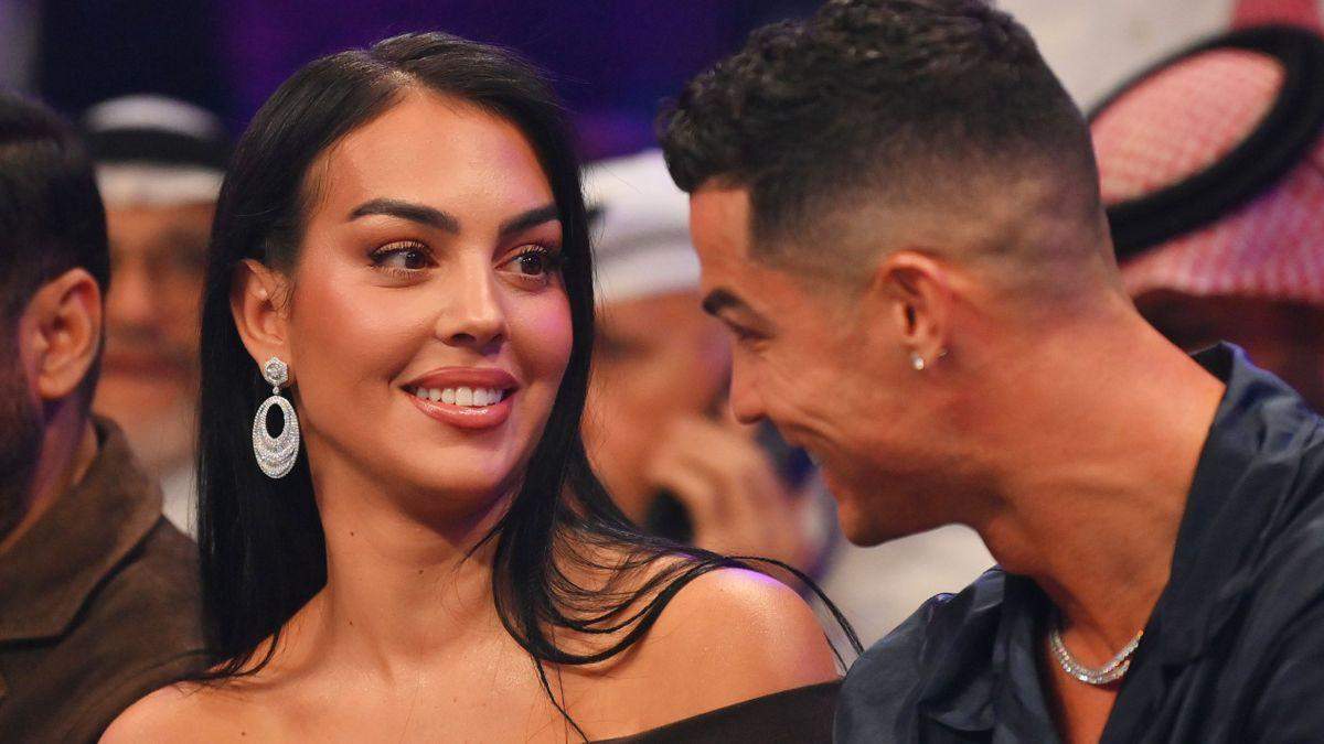 Georgina y Cristiano Ronaldo en público