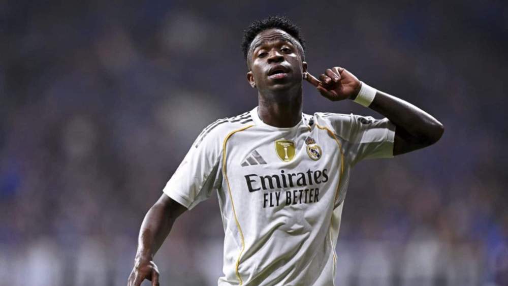 Vinicius Junior, en un partido con el Real Madrid esta temporada.