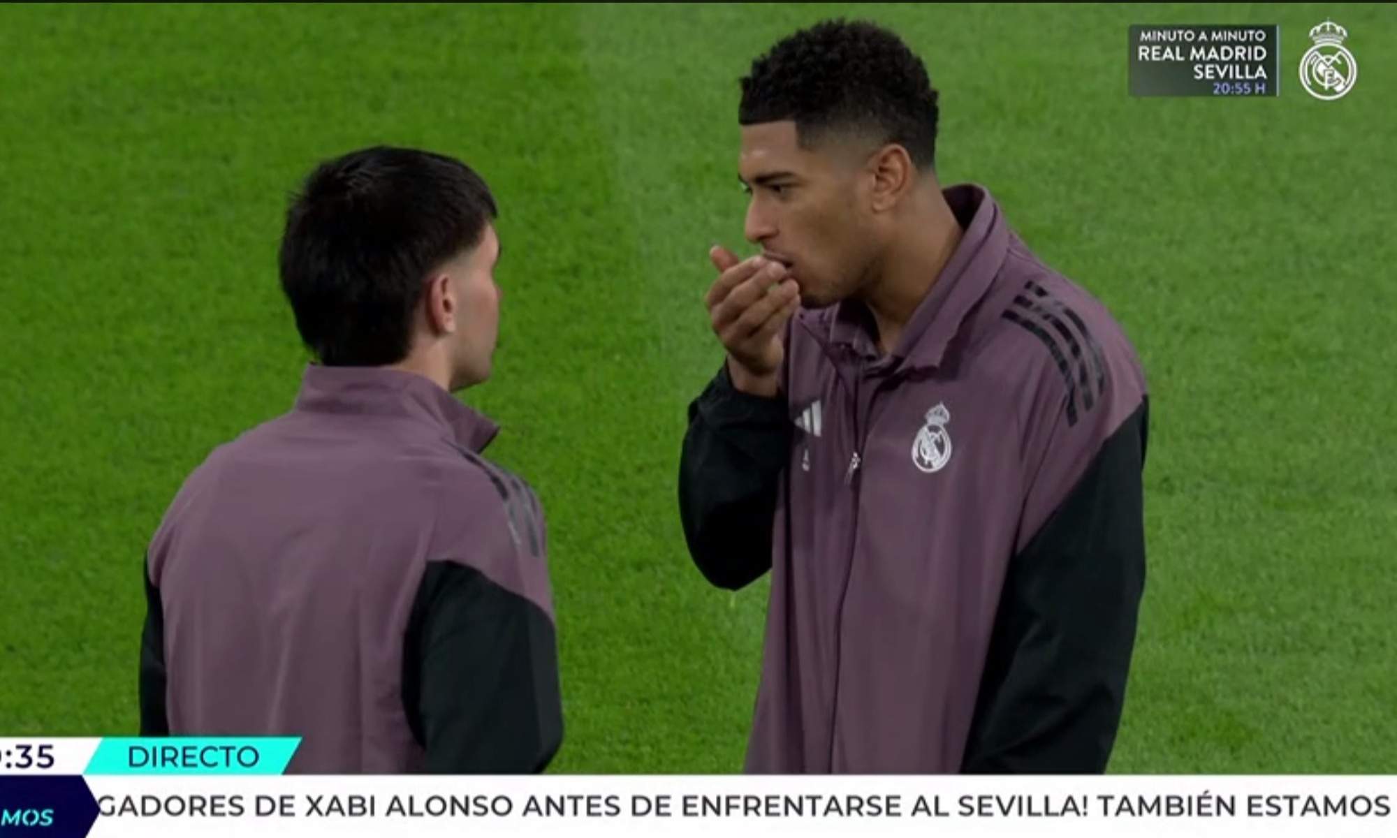 Bellingham salió a ver el césped del Bernabéu y se acordó de Talavera: "En mi vida…"