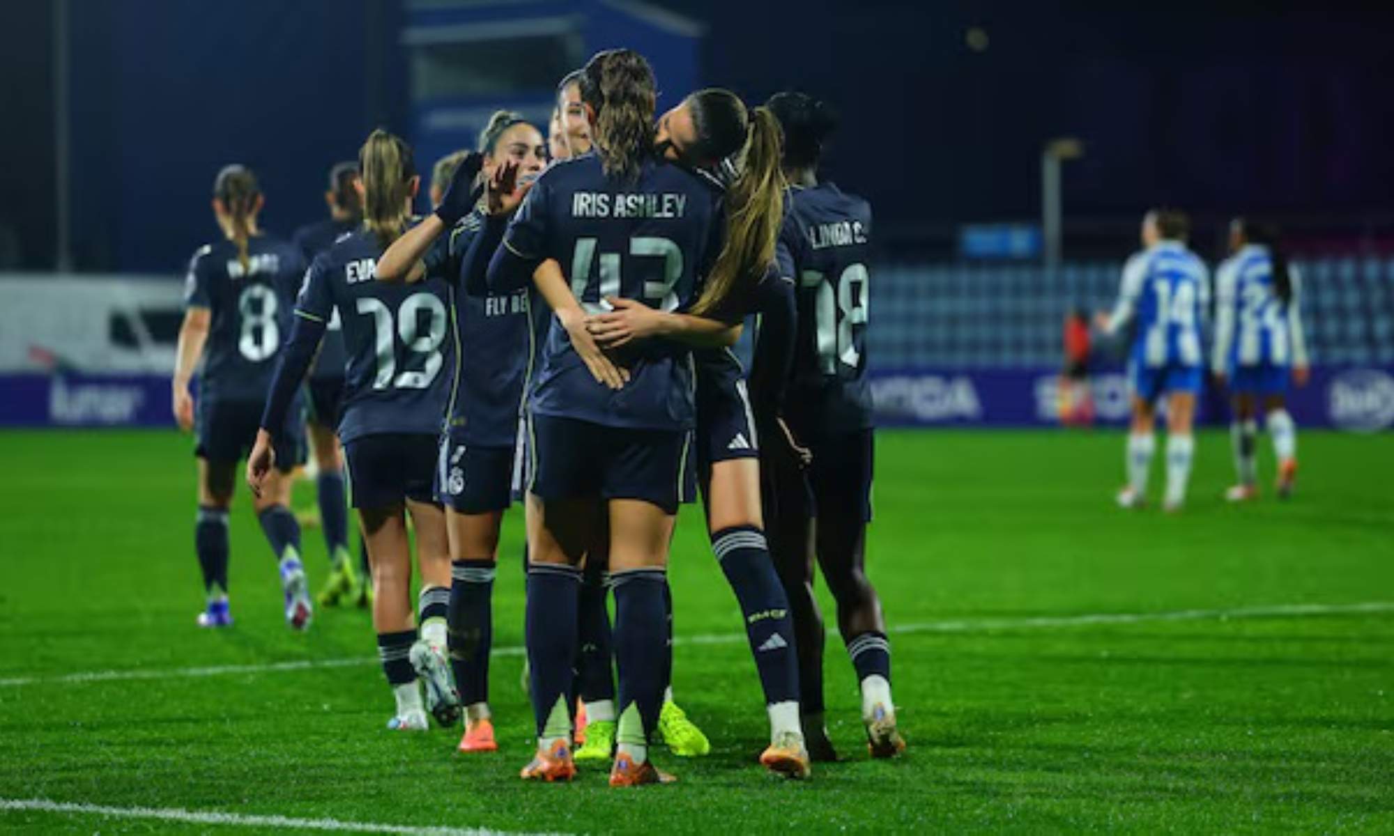 El Real Madrid golea al Espanyol y ya está en los cuartos de la Copa de la Reina