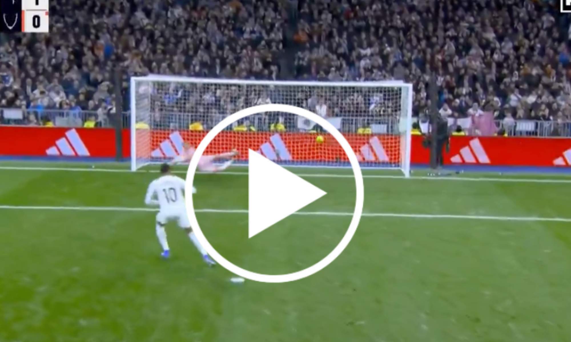 Kylian Mbappé ha anotado de penalti el segundo gol del Real Madrid ante el Sevilla.