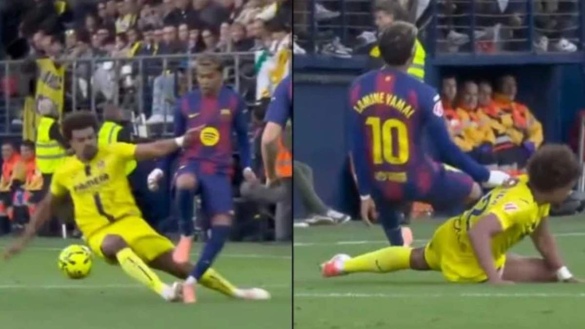 La expulsión de Renato Veiga en el Villarreal Barcelona