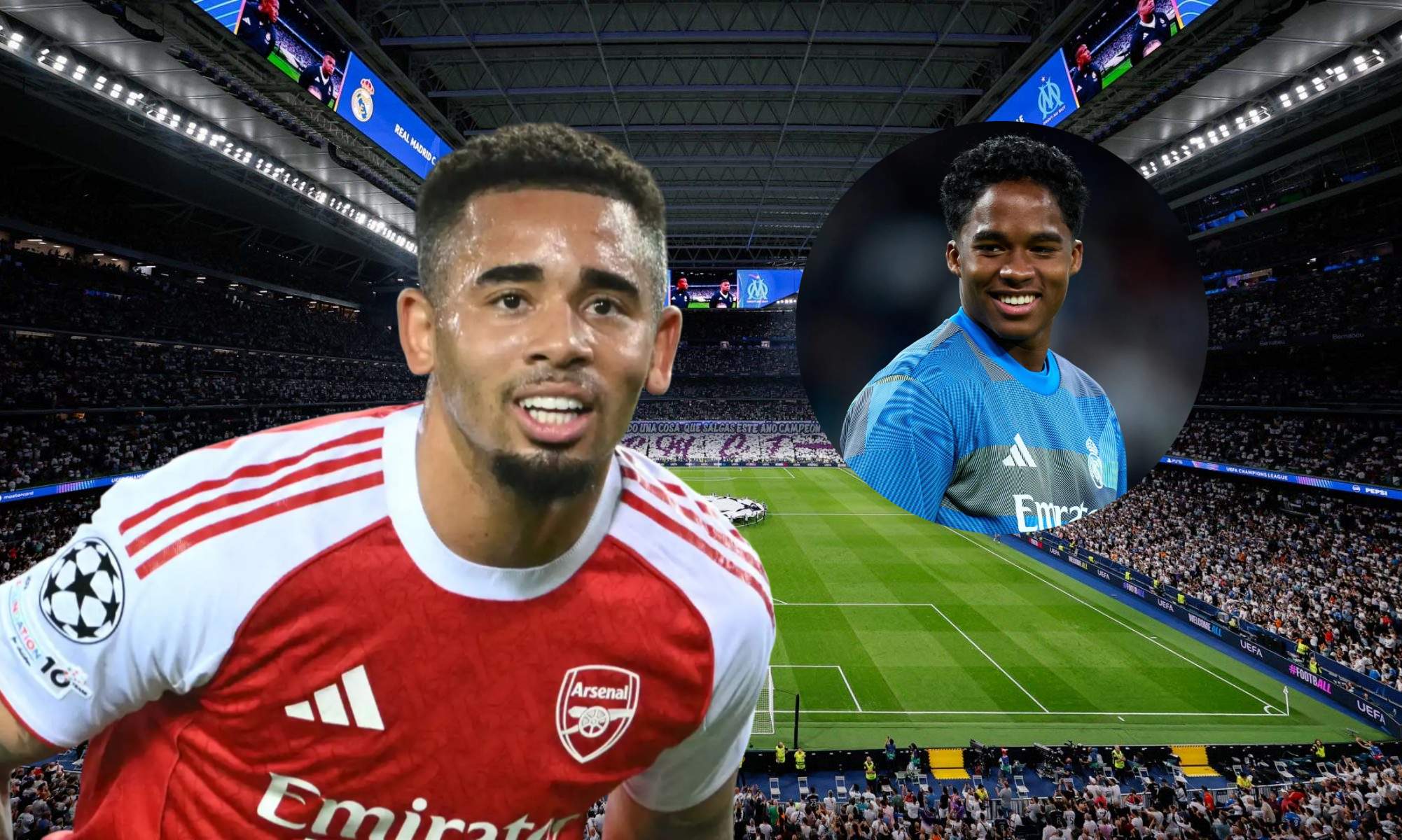 Gabriel Jesús el recambio de Endrick en el Madrid