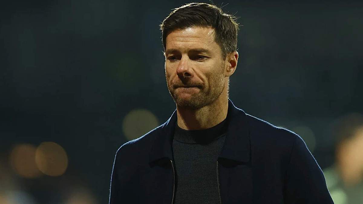 Xabi Alonso durante un partido del Real Madrid.
