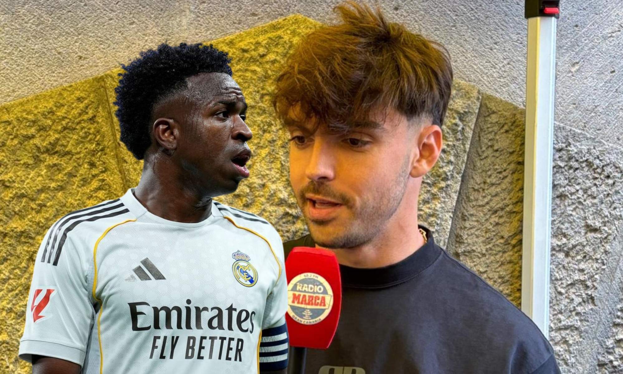 Raúl Asencio le manda un mensaje a Vinicius tras los pitos que recibió el pasado sábado