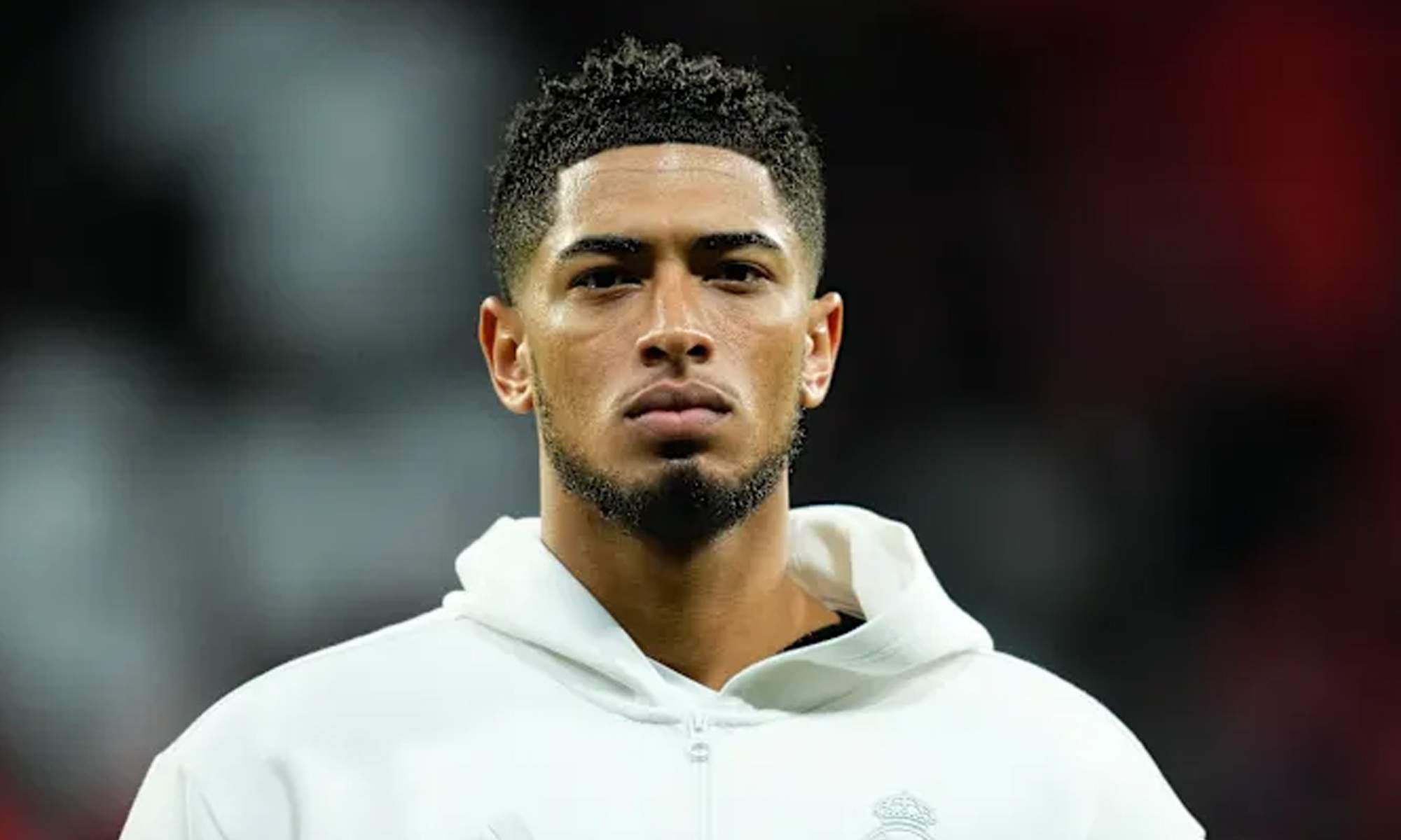 Jude Bellingham antes de jugar un partido con el Real Madrid.