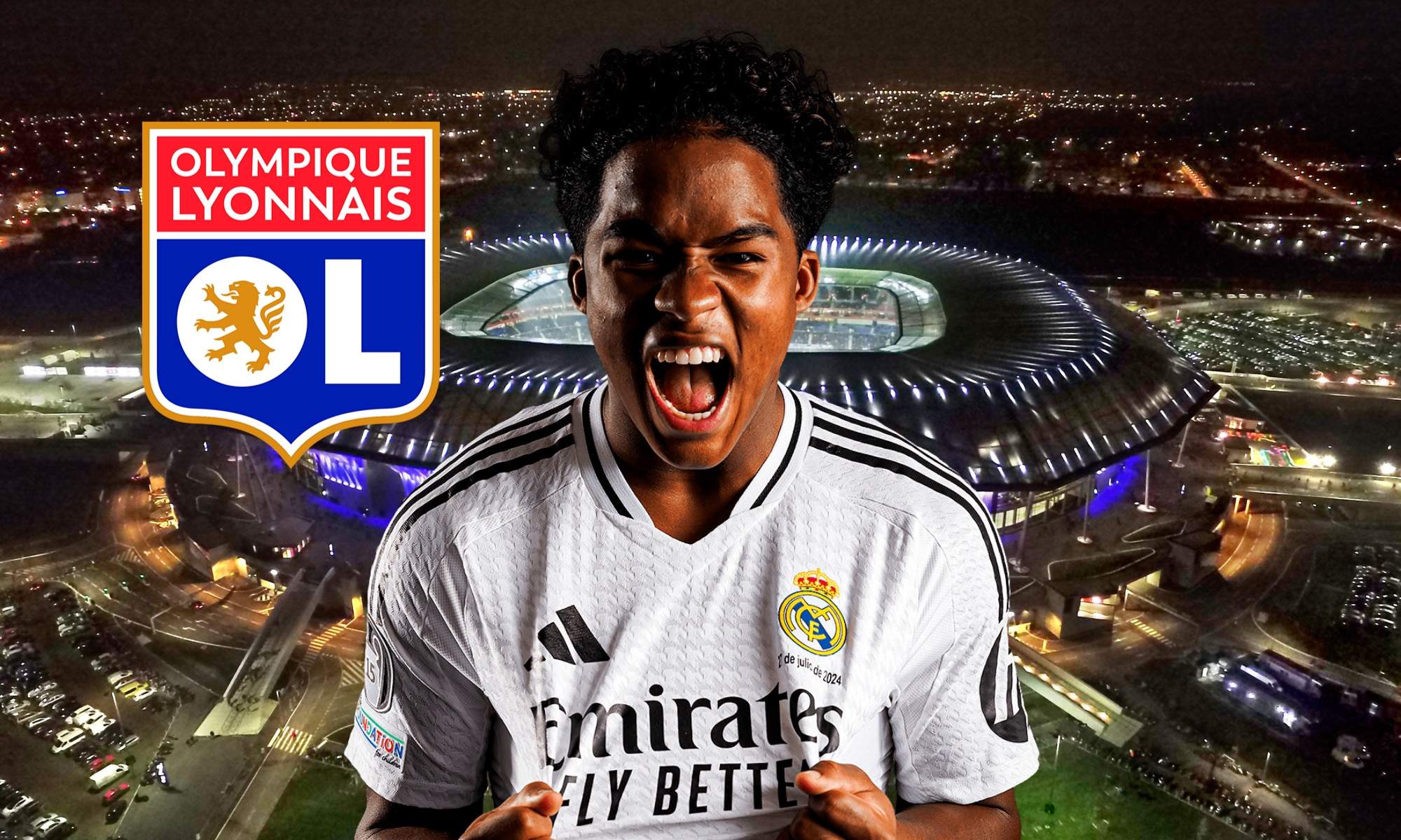 Recibimiento de lujo a Endrick en Lyon: "Nos va a aportar lo que no teníamos"