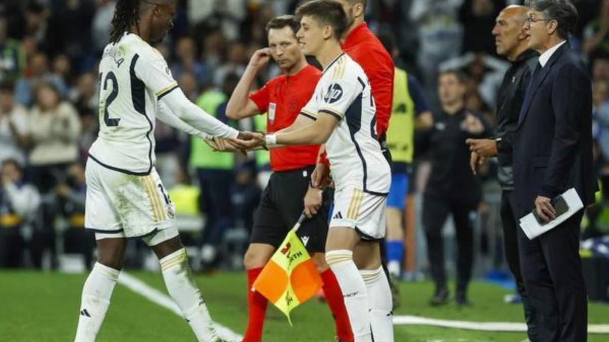 Eduardo Camavinga y Arda Güler en un partido de hace dos temporadas