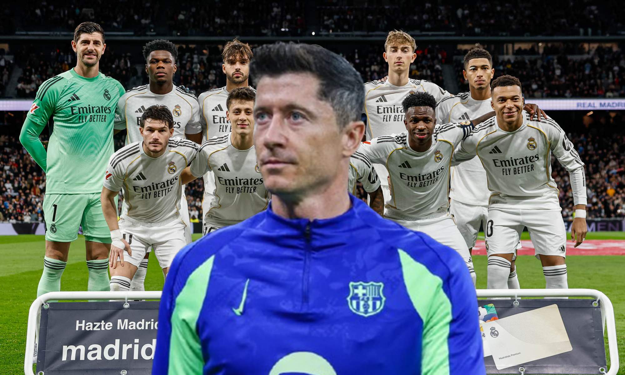 robert lewandowski realmadrid once partido