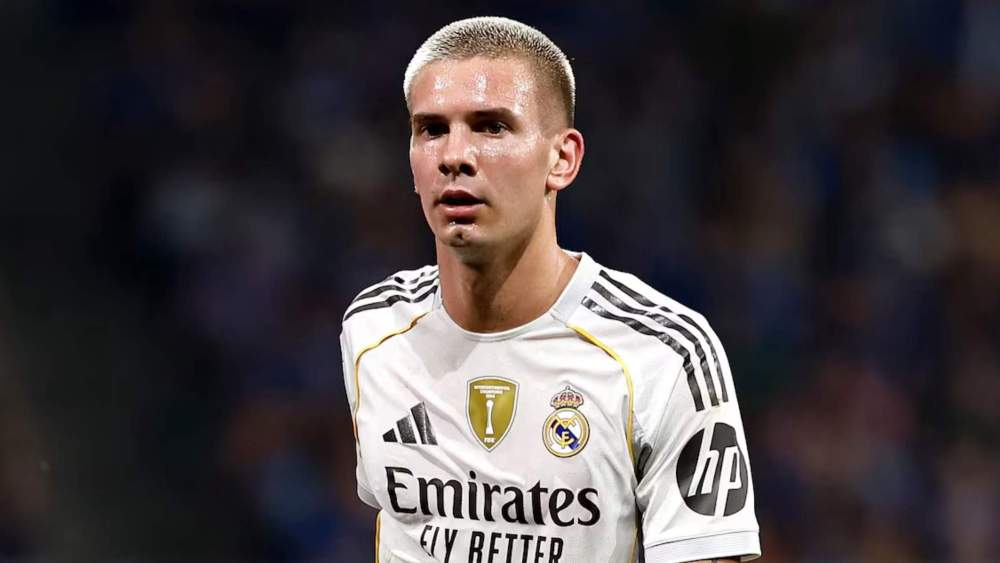 Franco Mastantuono, en un partido de esta temporada del Real Madrid.