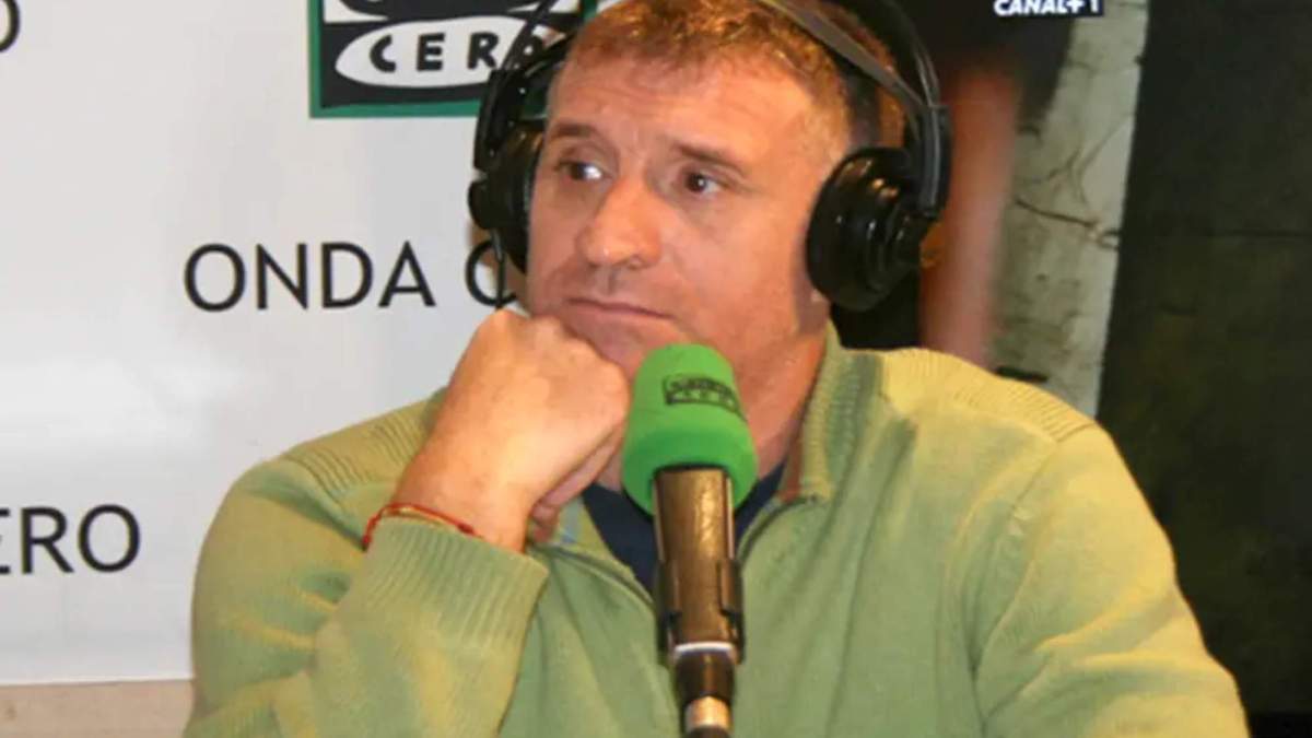 Fernando Burgos en sus orígenes en Onda Cero