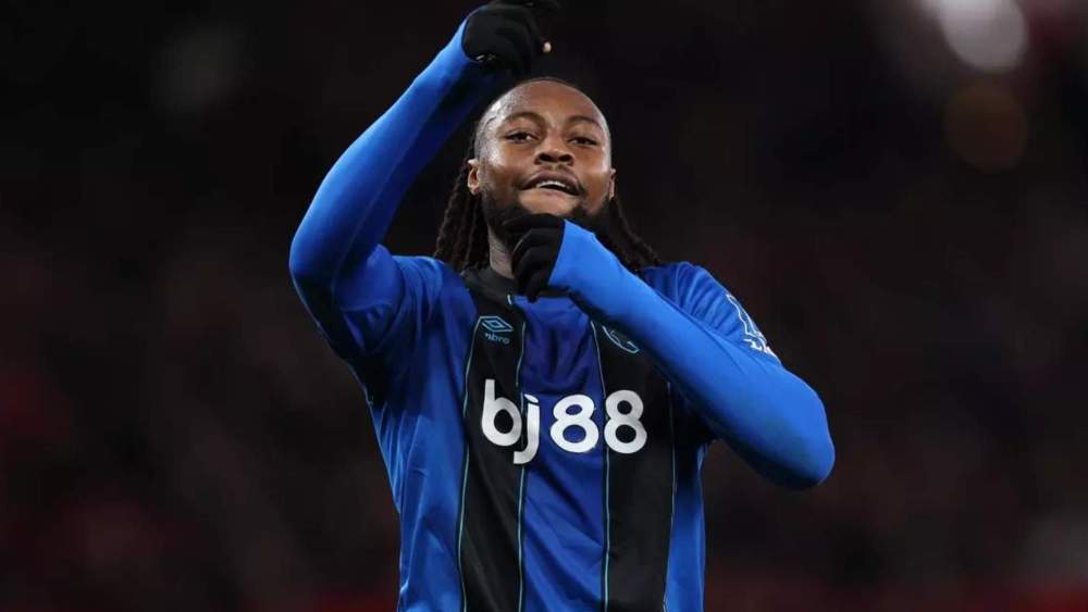 Antoine Semenyo, celebrando un gol con el Bournemouth en un partido de esta temporada.