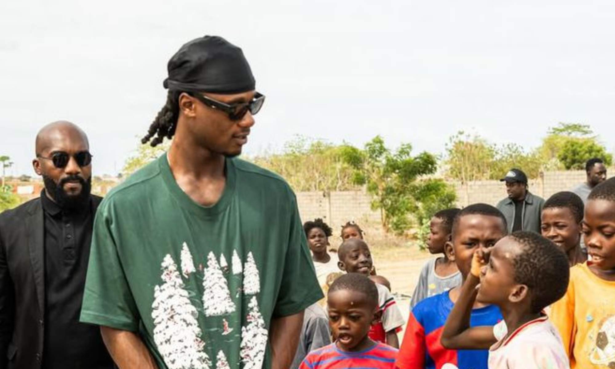 Eduardo Camavinga empieza un proyecto humanitario en Angola