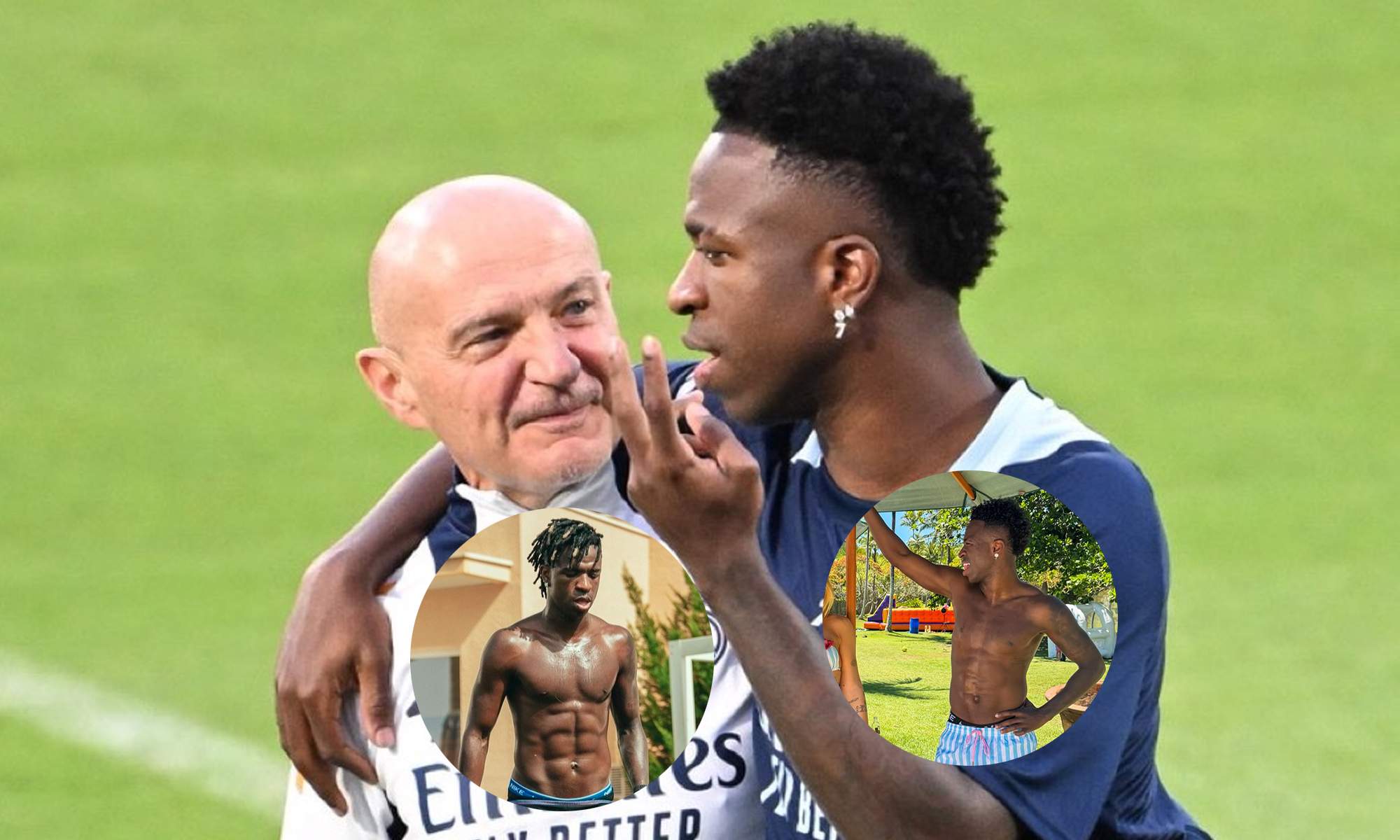 Vinícius Júnior, Antonio Pintus y las imágenes de su cambio físico.