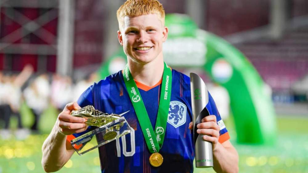 Kees Smit ganó el Europeo Sub-19 de este verano con los Países Bajos.