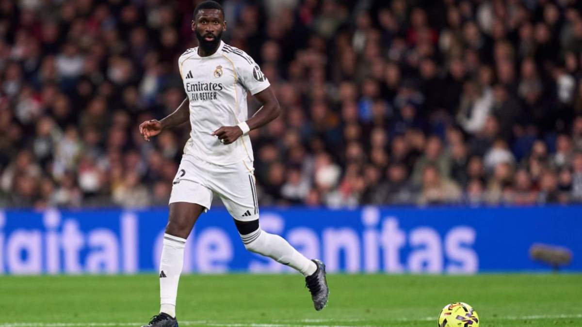 Antonio Rüdiger, durante un partido del Real Madrid esta temporada.