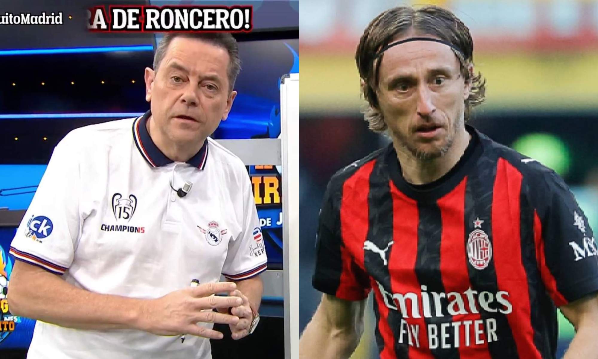 Roncero no termina de entender la decisión del Real Madrid con Modric Roncero no termina de entender la decisión del Real Madrid con Modric