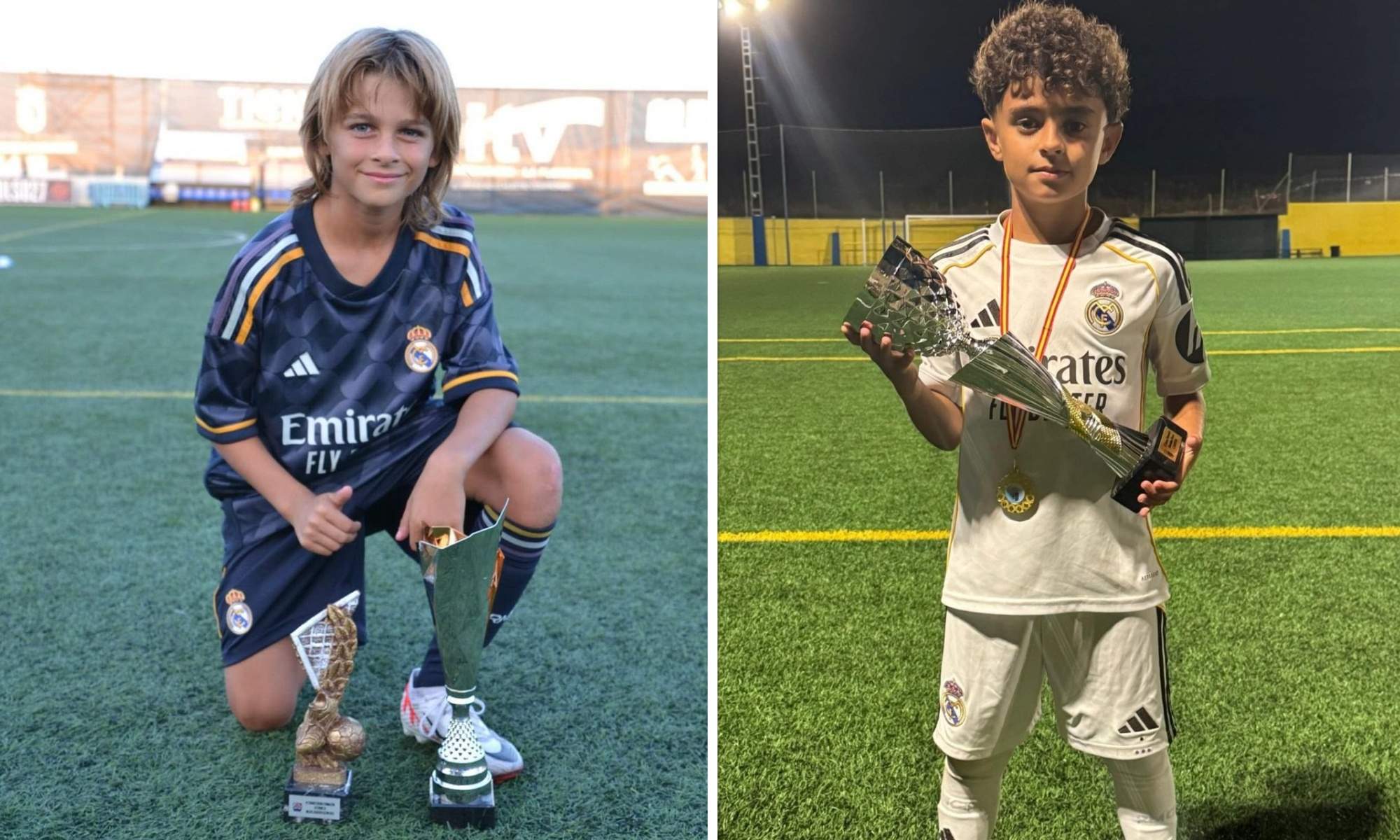 Hugo Fernández (2013) y David Sánchez (2014), las joyas del Real Madrid de las que todos hablan