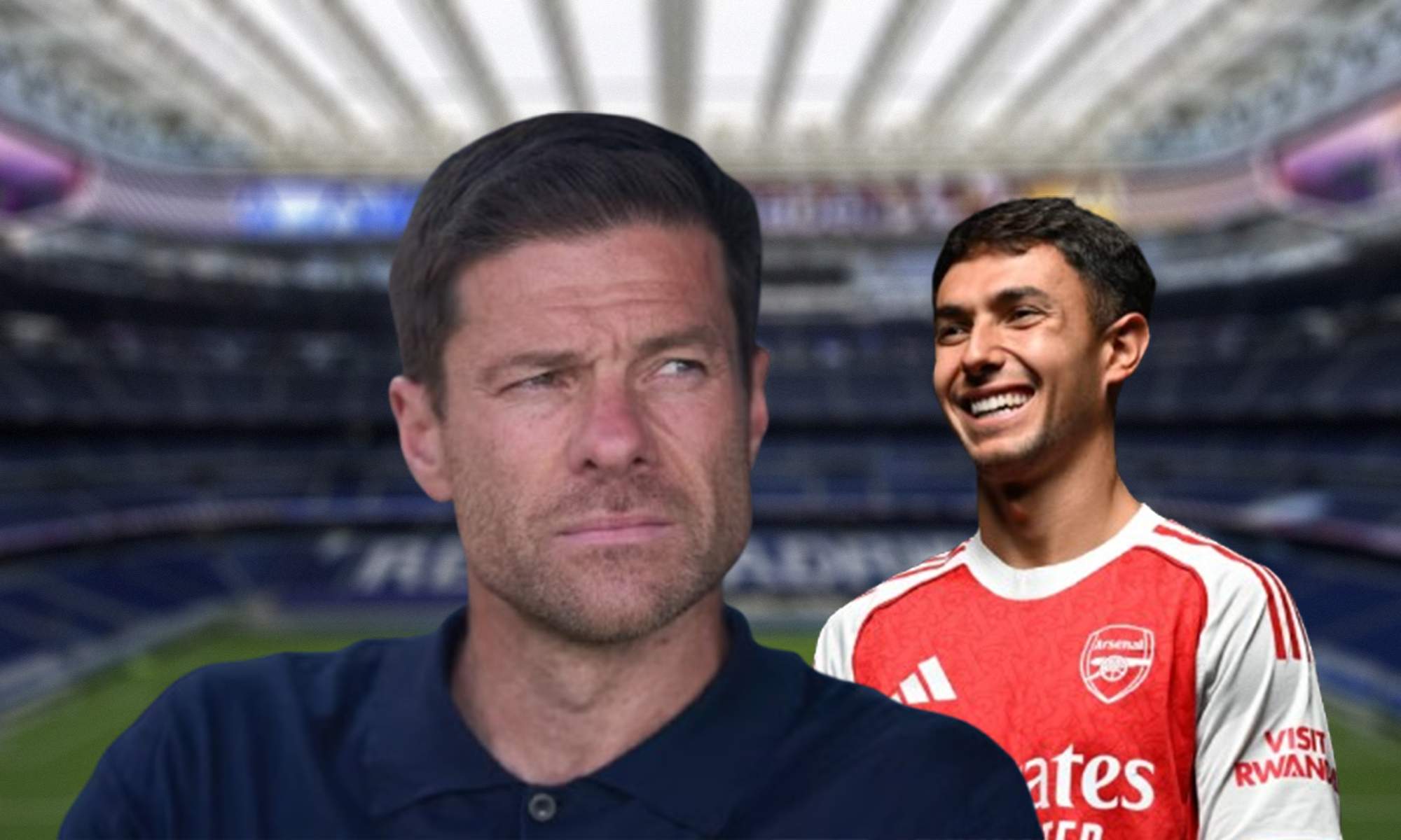 Xabi Alonso, Martín Zubimendi y el Santiago Bernabéu.