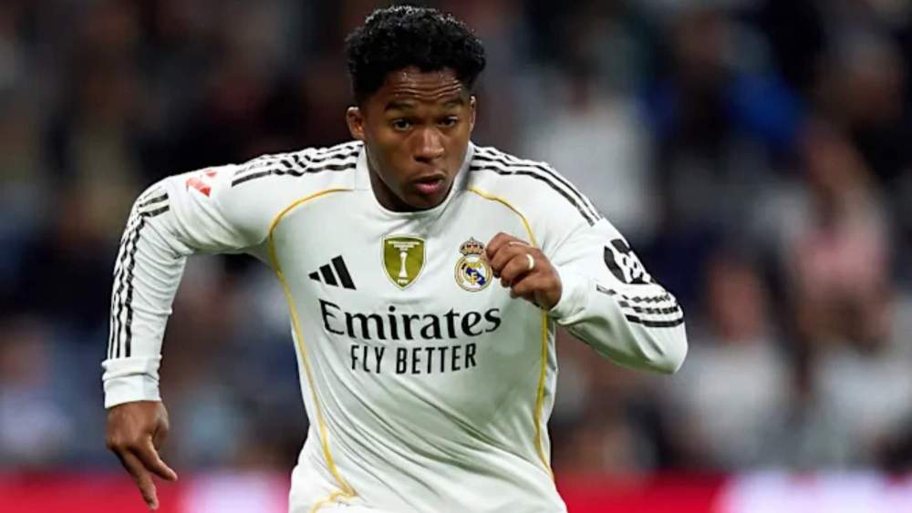 Endrick Felipe jugará en calidad de cedido en el Lyon los próximos seis meses.