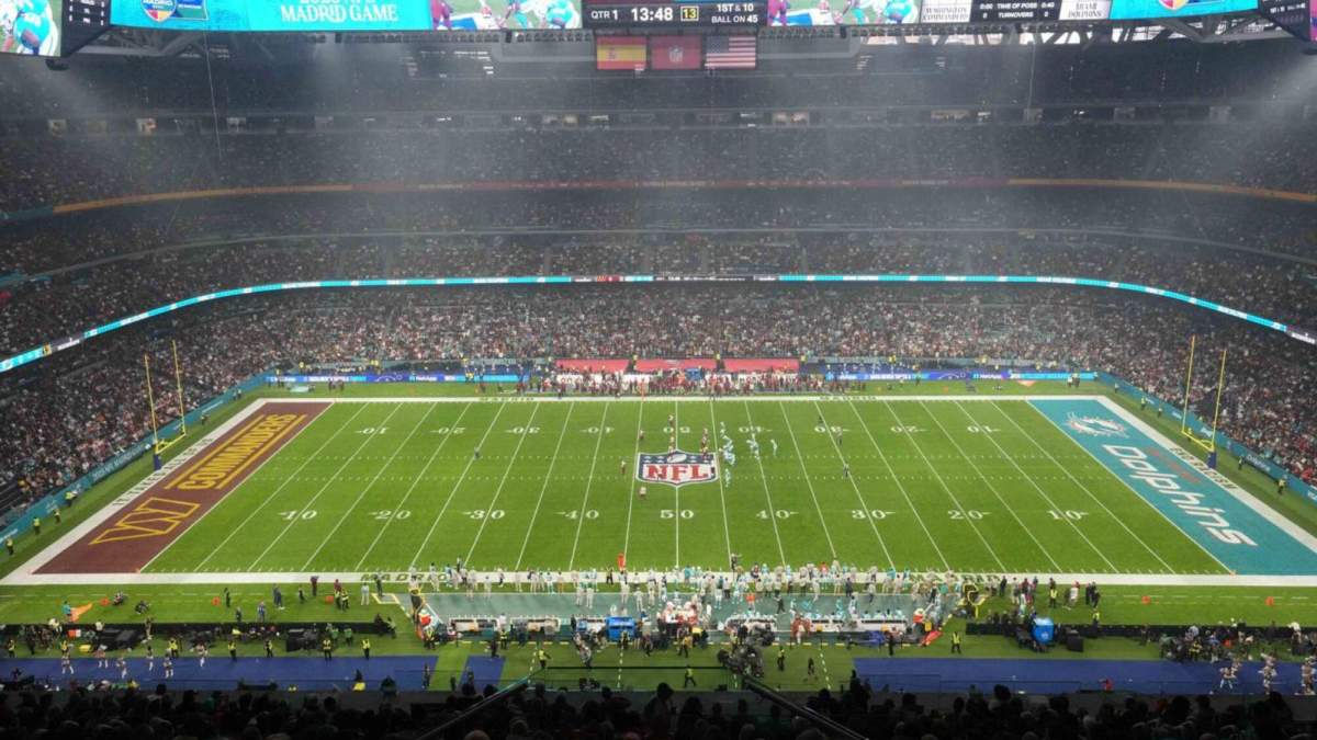 El Santiago Bernabéu acogerá de nuevo la NFL en 2026