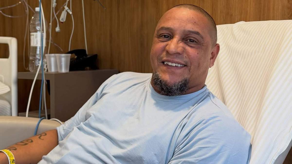 Roberto Carlos en el hospital.