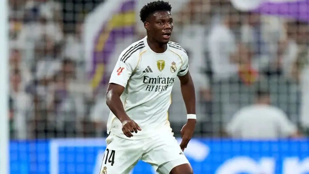 Tchouaméni durante un partido de la presente temporada