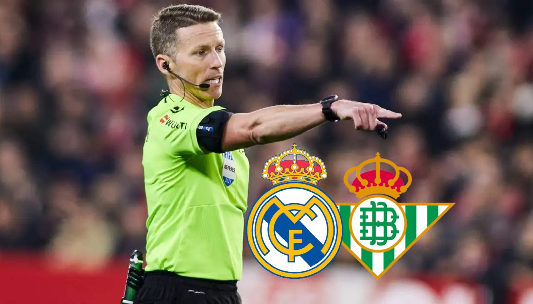 Hernández Hernández pitará el Madrid - Betis