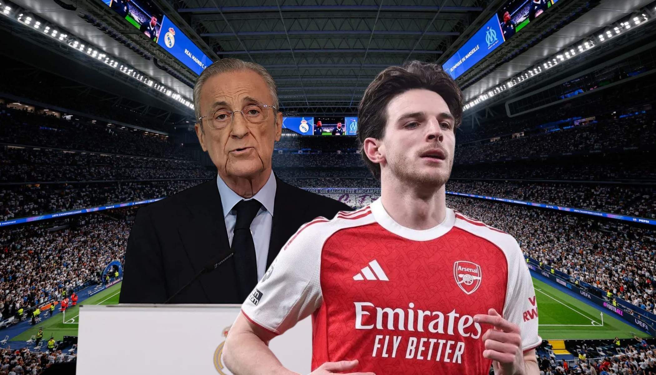 Florentino sueña con el fichaje de Declan Rice