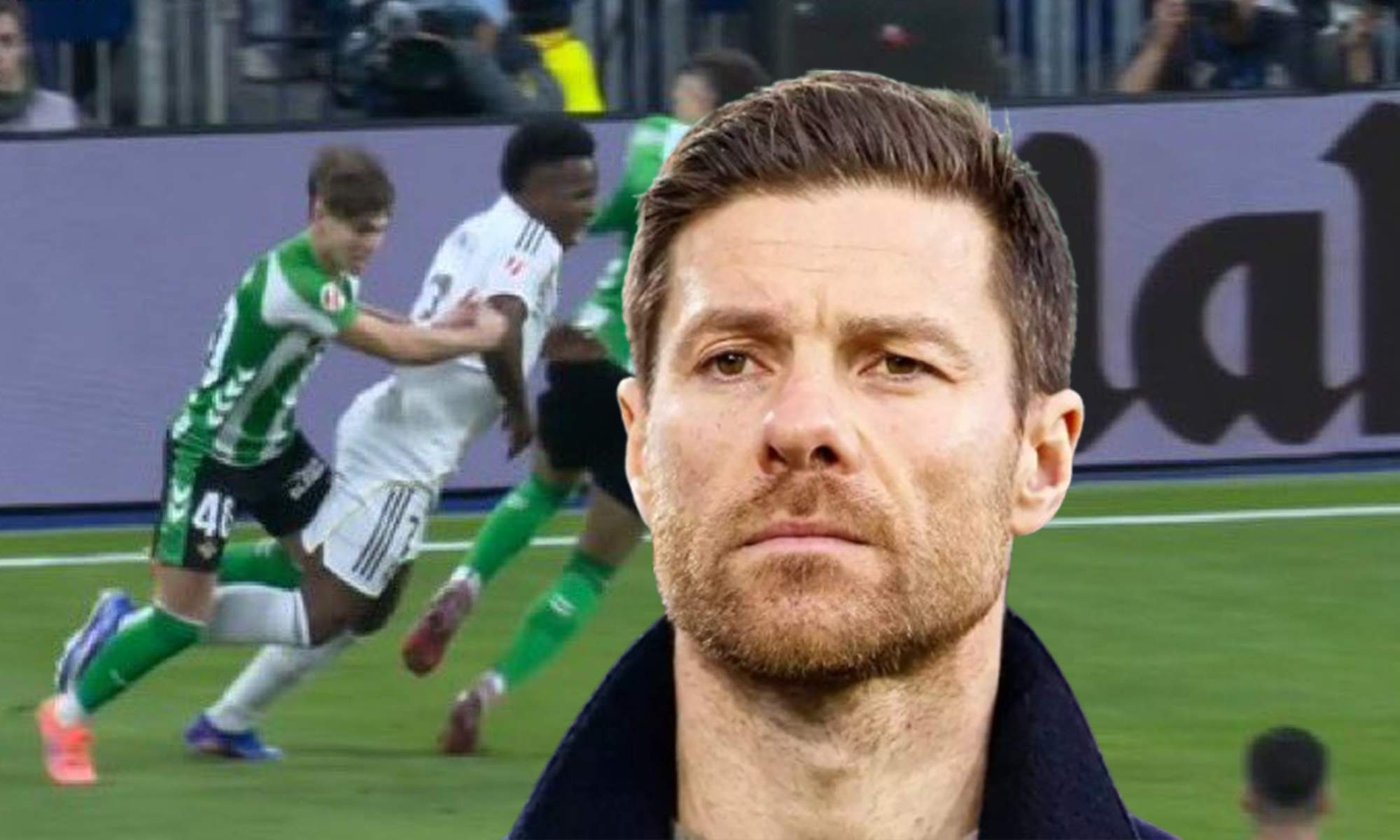 Xabi Alonso y la acción polémica sobre Vinícius.