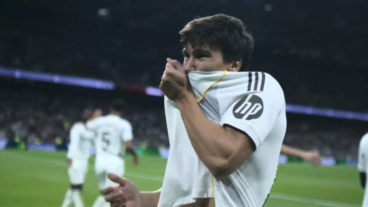 Gonzalo celebrando el segundo gol